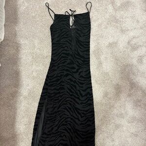 Motel Rocks black maxi dress